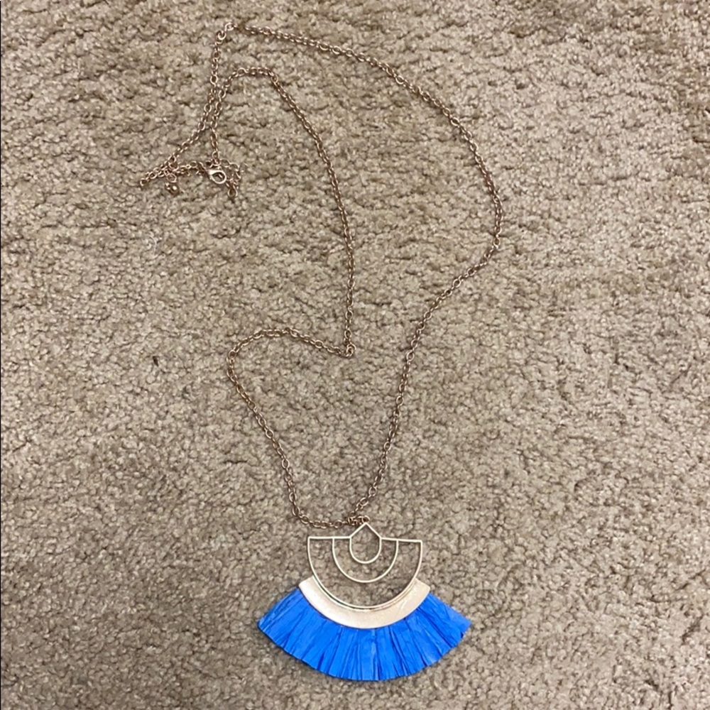Blue necklace